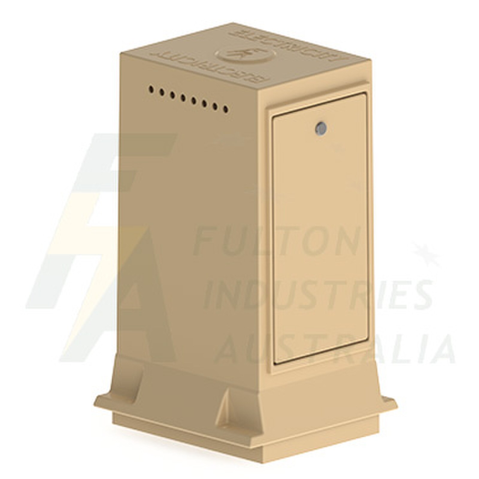 FPB1TV1DB-AUS Ausgrid beige pillar with door